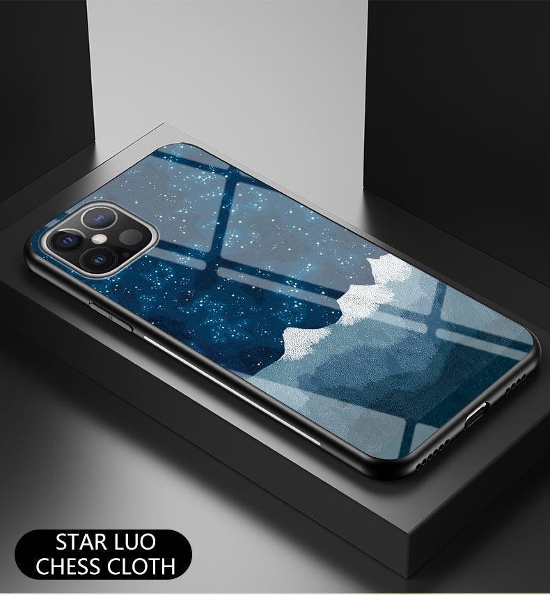 Premium Galaxies Designers Tempered Glass Phone Case - for New Apple iPhone 13Mini/13/13Pro/13ProMax - Super Savings Technologies Co.,LTD Premium Galaxies Designers Tempered Glass Phone Case - for New Apple iPhone 13Mini/13/13Pro/13ProMax - Super Savings Technologies Co.,LTD